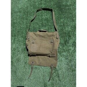 West German Combat Pack Large Musette Bag Bundeswehr Distressed 1961 Original